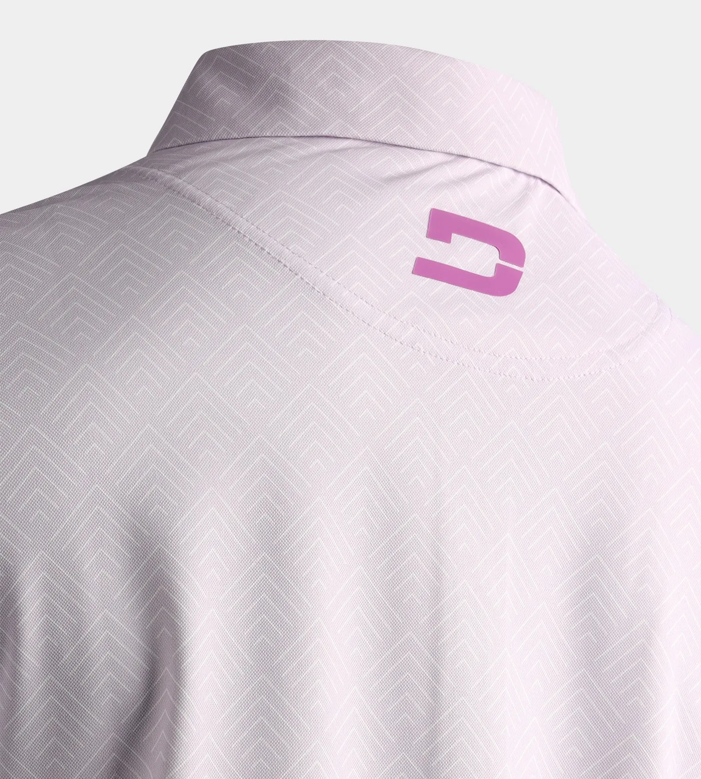 CHEVRON POLO - PURPLE