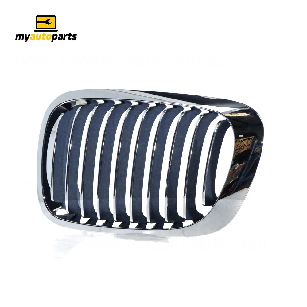 Chrome Grille Passenger Side Aftermarket Suits BMW 3 Series E46 Coupe & Cabrio 1999 to 2003