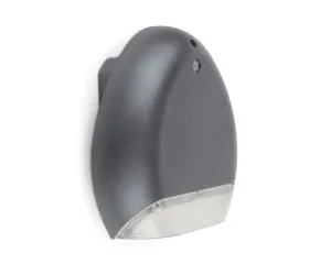 Collingwood ARA1N Arc Wallpack Anthracite, 1650lm 10W, Colour Switch, Dusk to Dawn Photocell