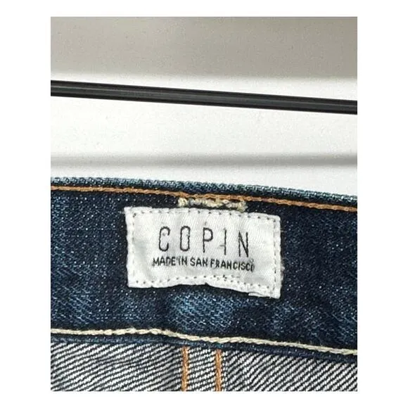 Cop.Copine Jean Blue Dark Wash Straight Leg Western Casual Normcore Size 30