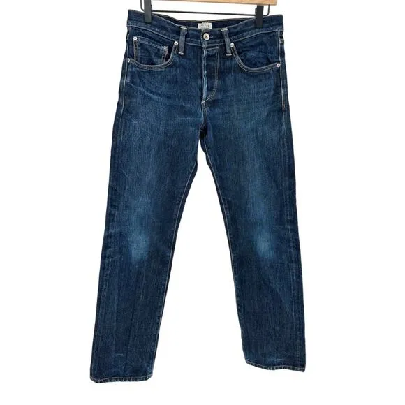 Cop.Copine Jean Blue Dark Wash Straight Leg Western Casual Normcore Size 30