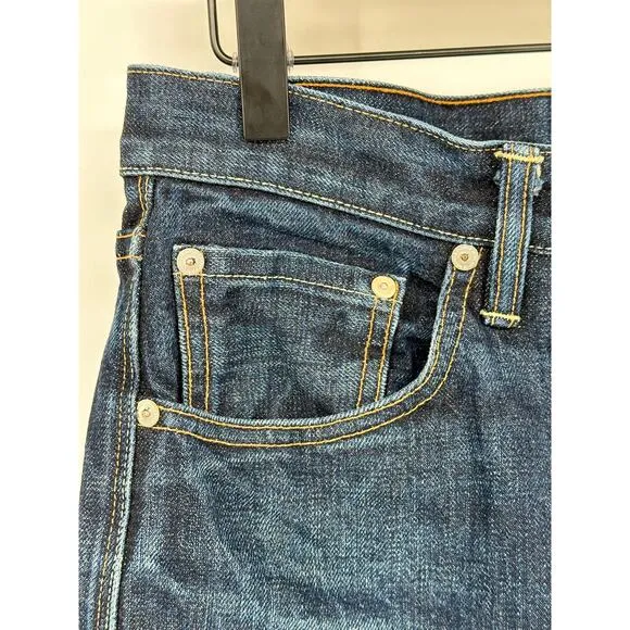 Cop.Copine Jean Blue Dark Wash Straight Leg Western Casual Normcore Size 30
