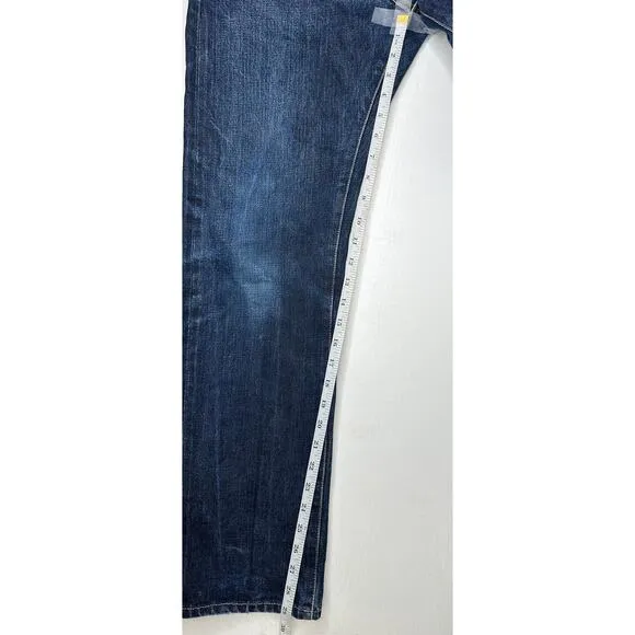 Cop.Copine Jean Blue Dark Wash Straight Leg Western Casual Normcore Size 30