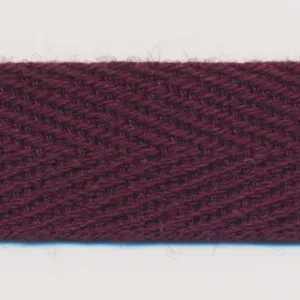Cotton Herringbone Tape #56 Burgundy