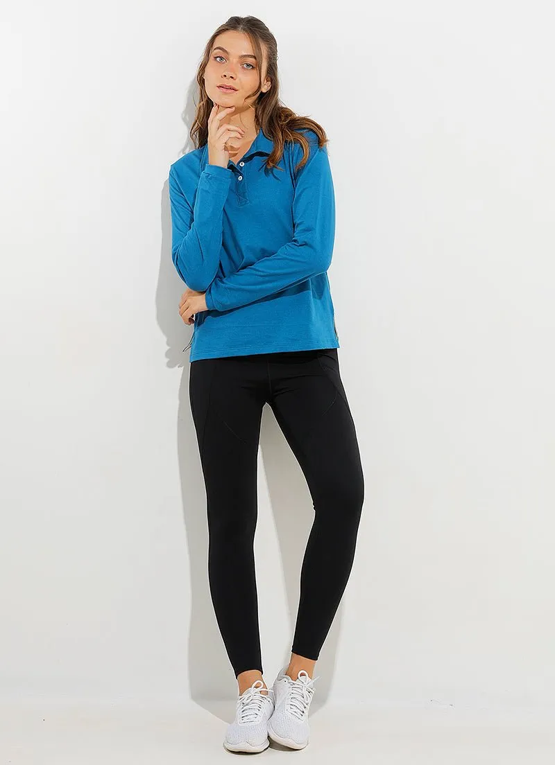 Court LS Polo (Blue)