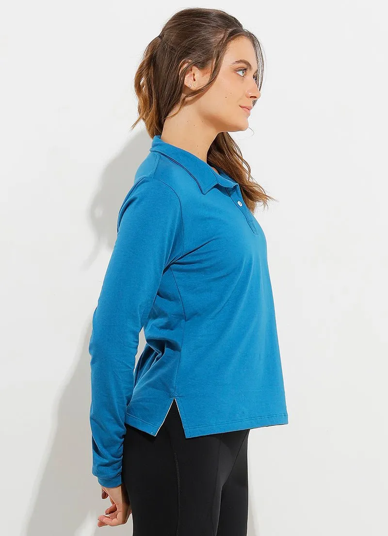 Court LS Polo (Blue)
