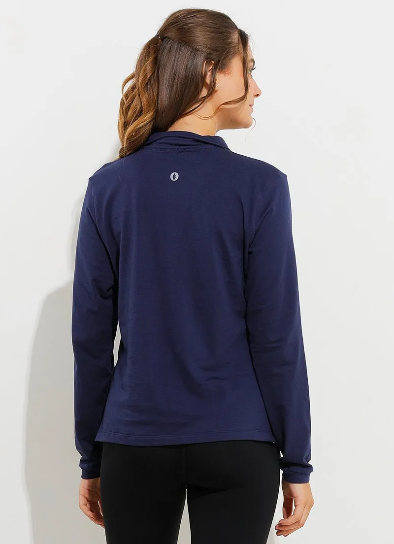 Court LS Polo (Navy)