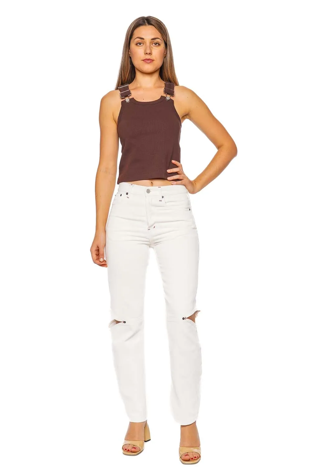 Cowgirl Milk Straight Cut Out Jean