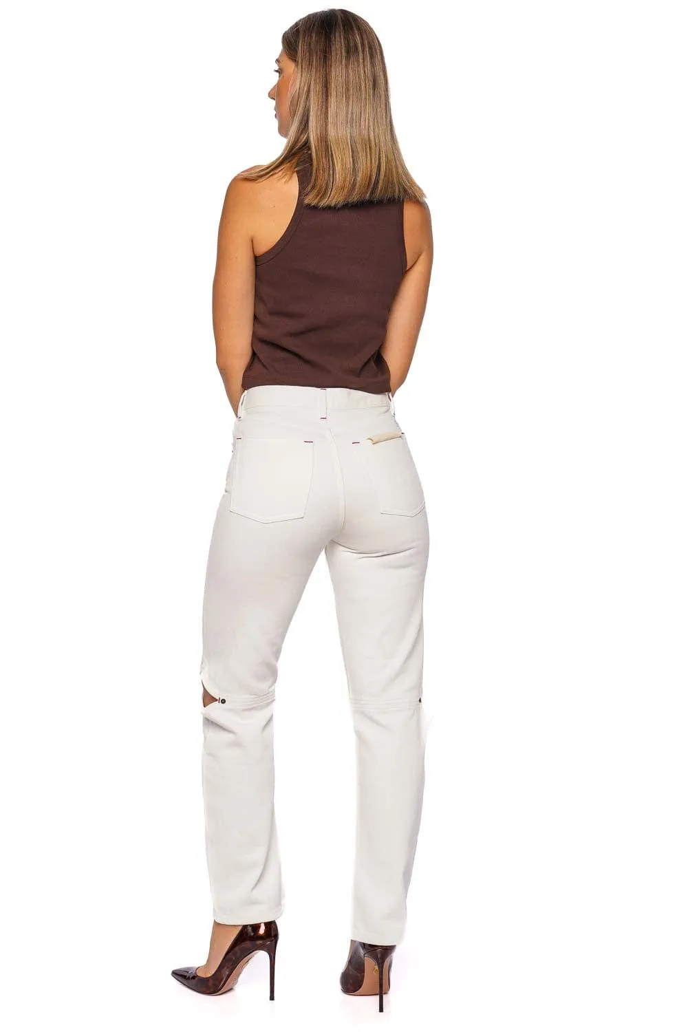 Cowgirl Milk Straight Cut Out Jean
