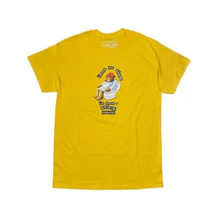 Crisis Bear T Shirt Yellow