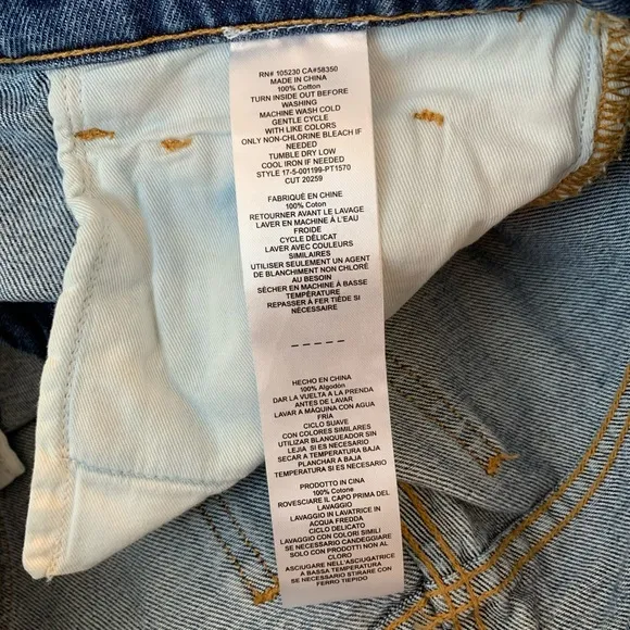 CURRENT/ELLIOTT Cropped Jeans NWT Size 25