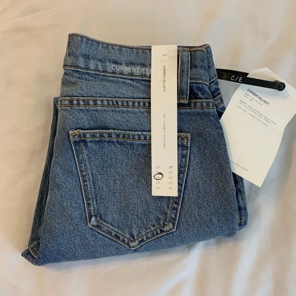 CURRENT/ELLIOTT Cropped Jeans NWT Size 25