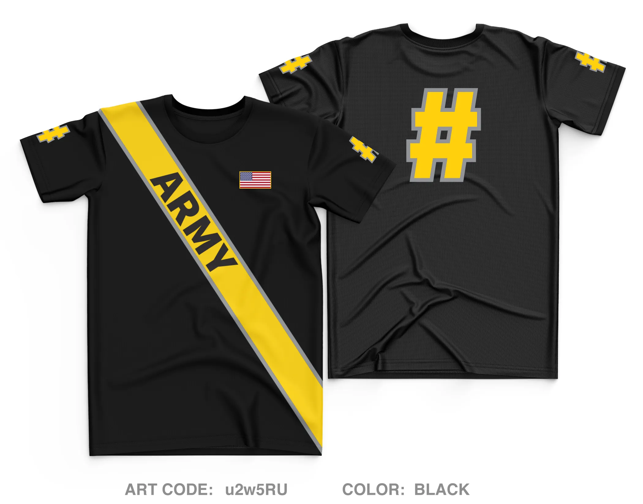 CUSTOM Army Polo Club Core Men's SS Performance Tee - u2w5RU
