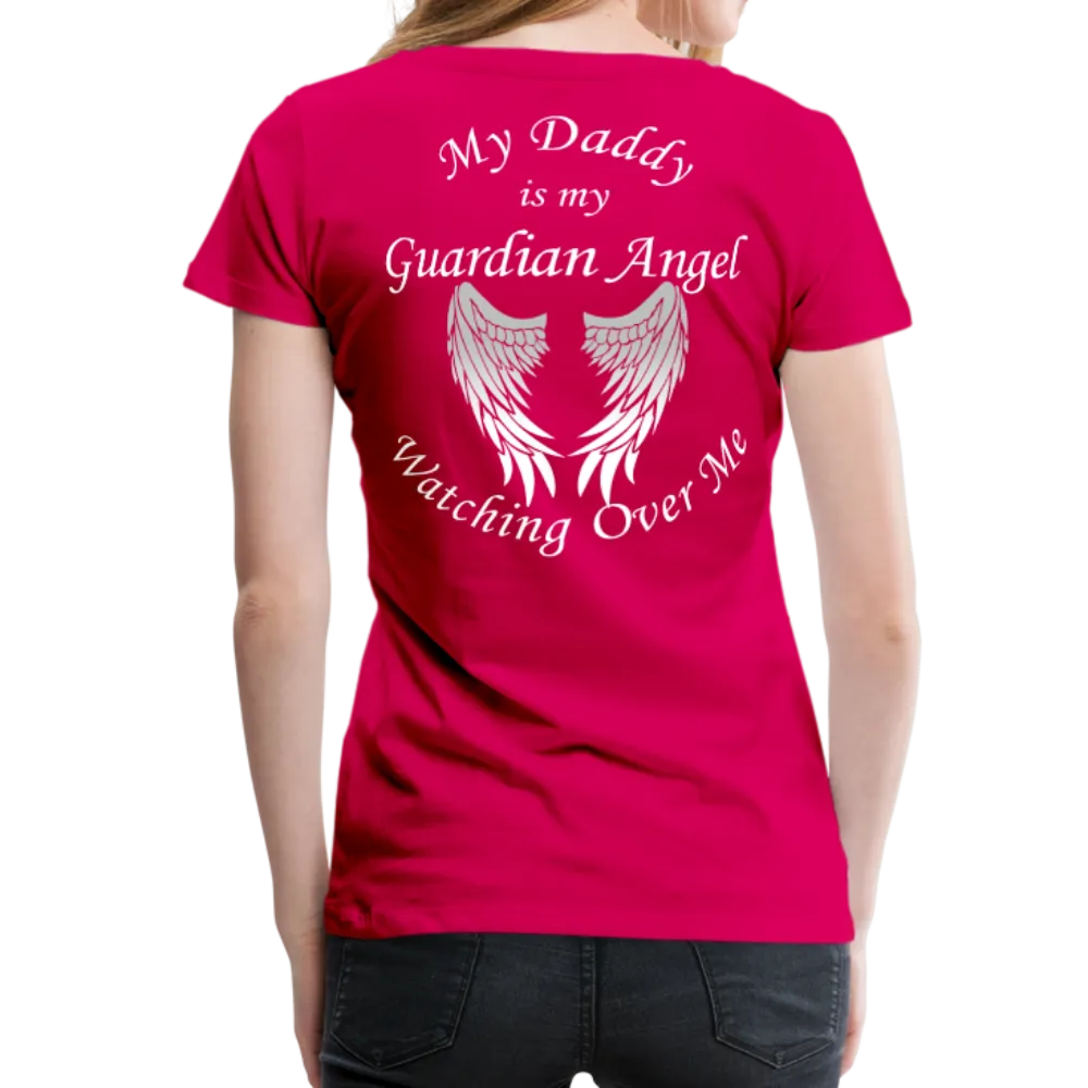 Daddy Guardian Angel Women’s Premium T-Shirt (CK1461)