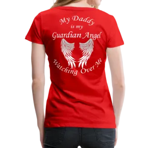 Daddy Guardian Angel Women’s Premium T-Shirt (CK1461)