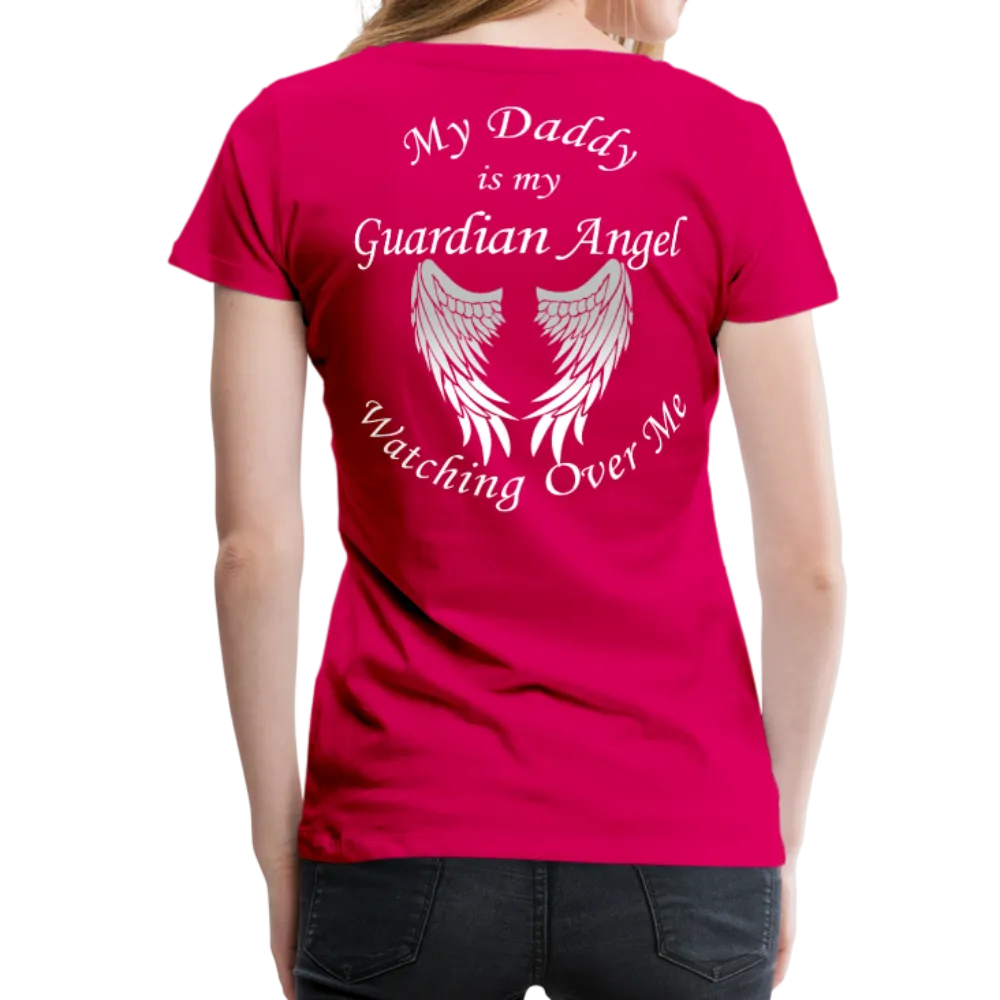 Daddy Guardian Angel Women’s Premium T-Shirt (CK1461)