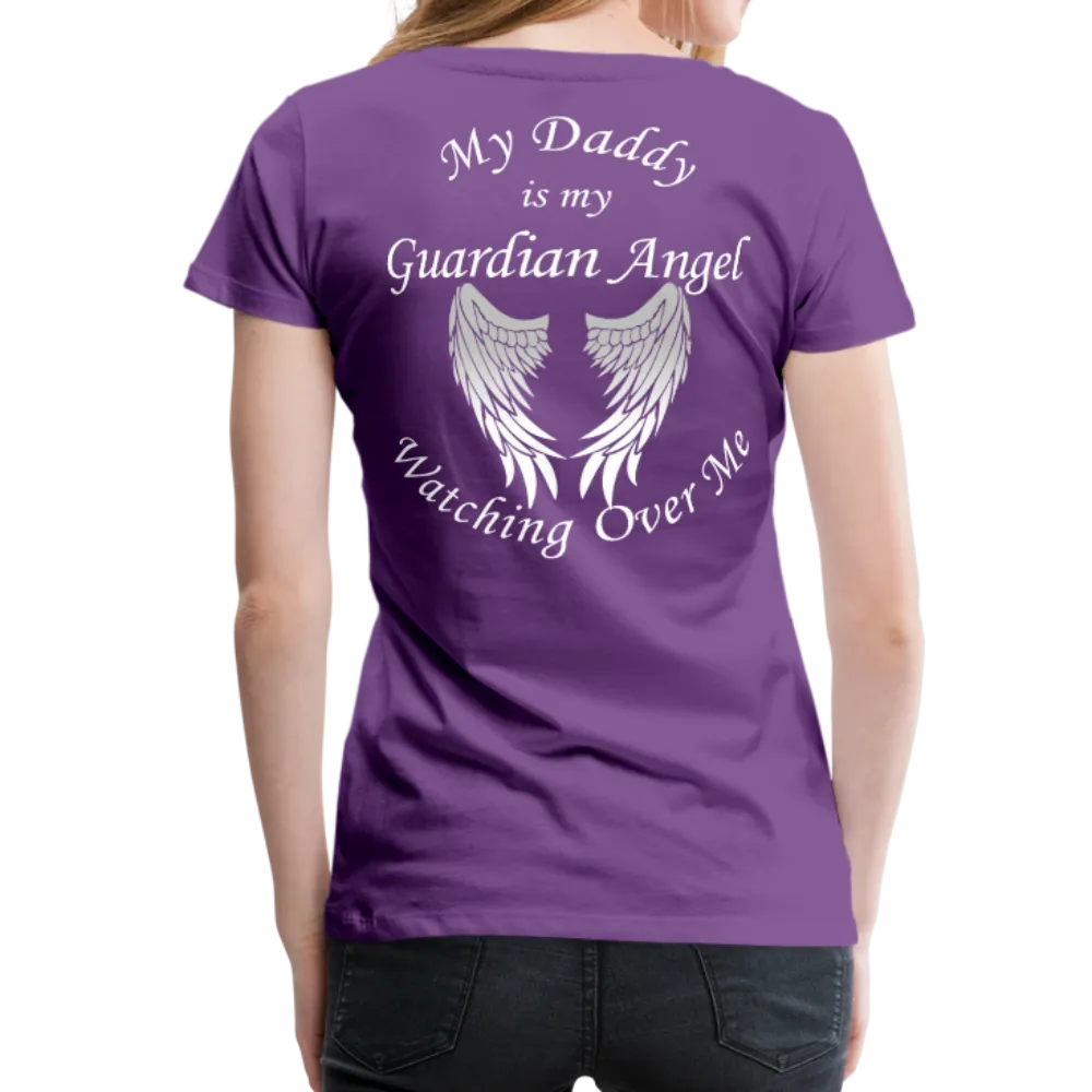 Daddy Guardian Angel Women’s Premium T-Shirt (CK1461)