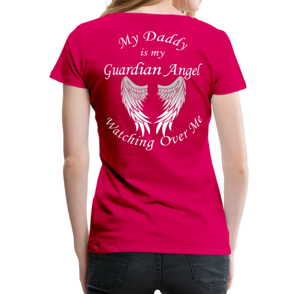 Daddy Guardian Angel Women’s Premium T-Shirt (CK1461)