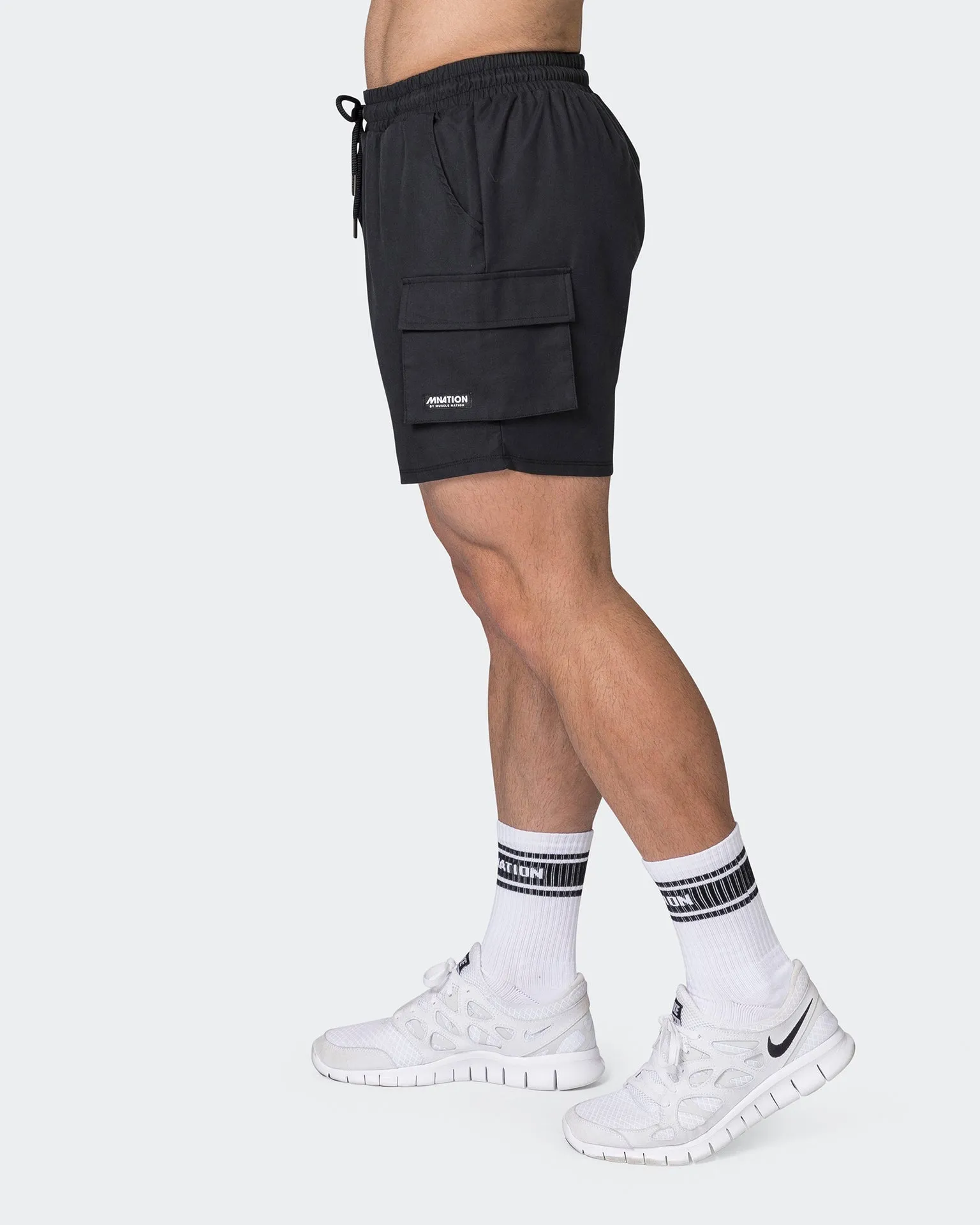 Daily Cargo 5" Shorts - Black