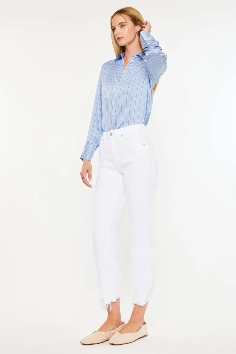 Daniela High Rise Straight Fit Leg Jeans