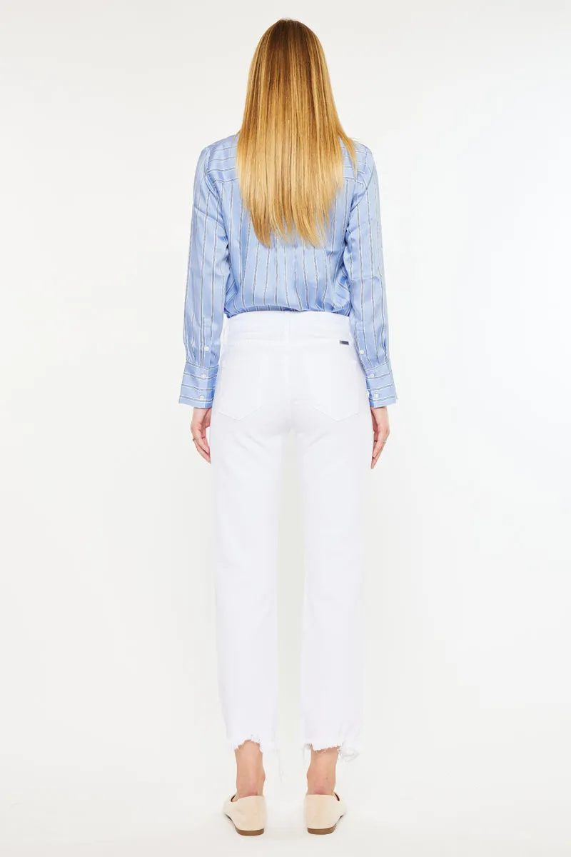 Daniela High Rise Straight Fit Leg Jeans