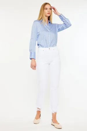 Daniela High Rise Straight Fit Leg Jeans