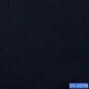 Dark Blue Hairline Stripe Suit