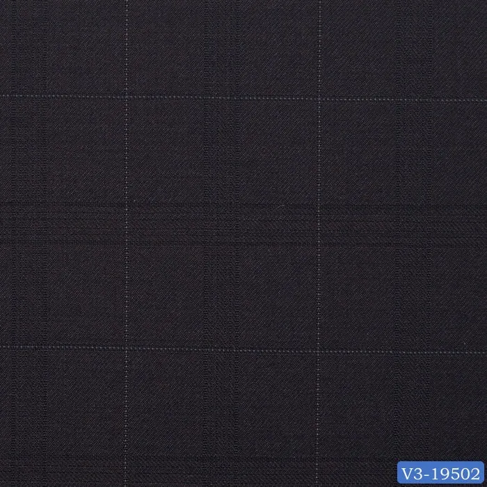 Dark Brown Windowpane Regular Suit
