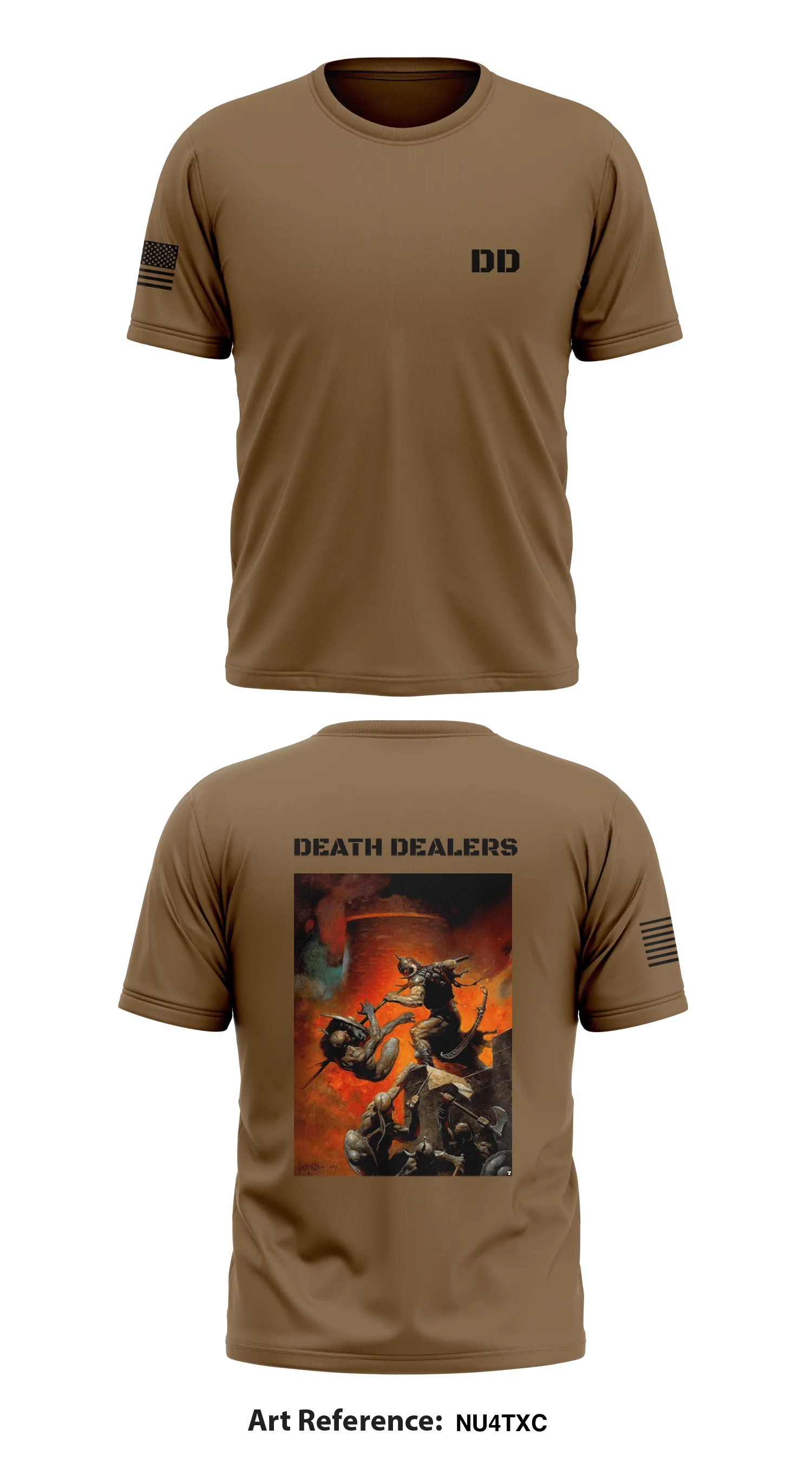 DEATH DEALERS 1 Core Men's SS Performance Tee - nu4tXC