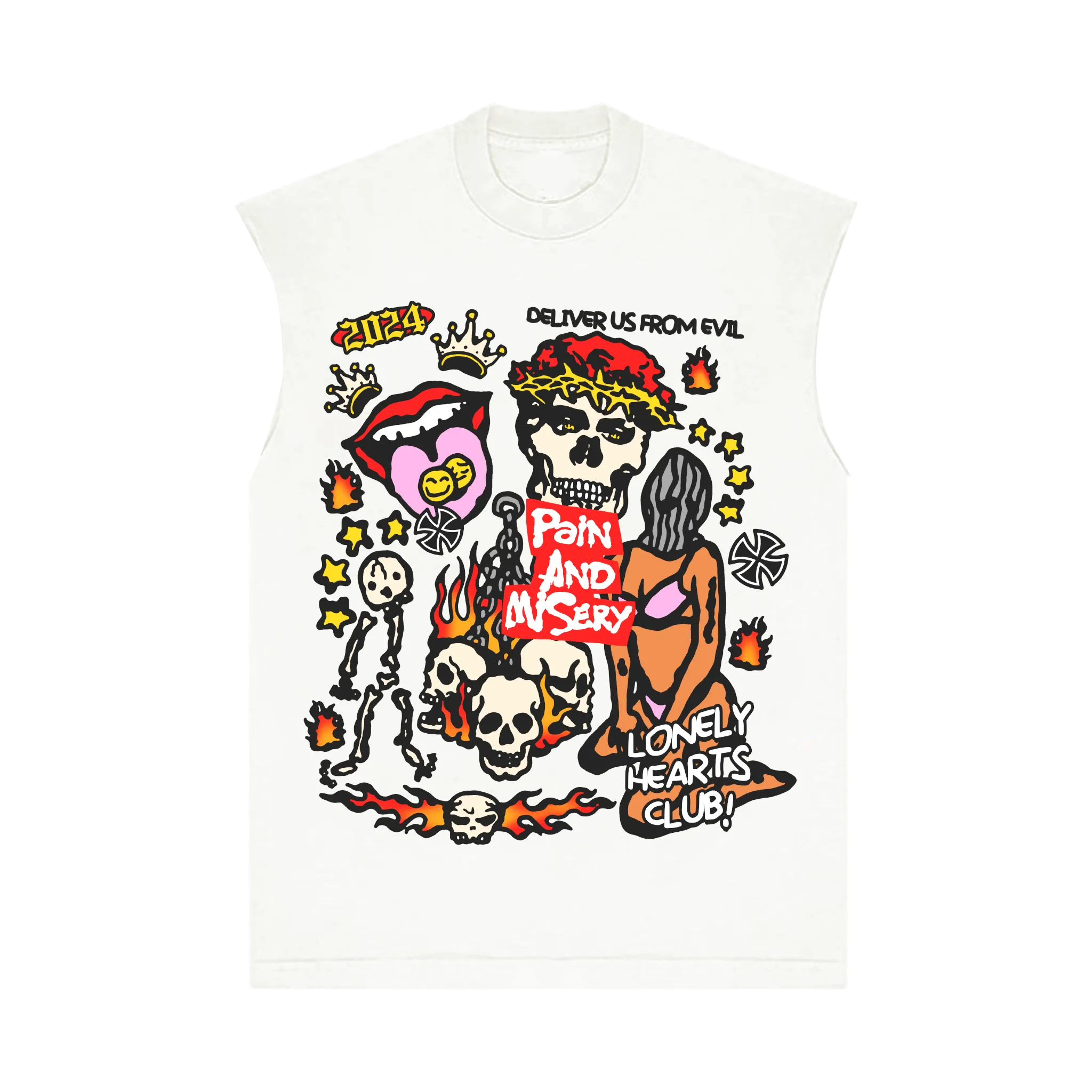 Deliver Us From Evil Sleeveless T-Shirt