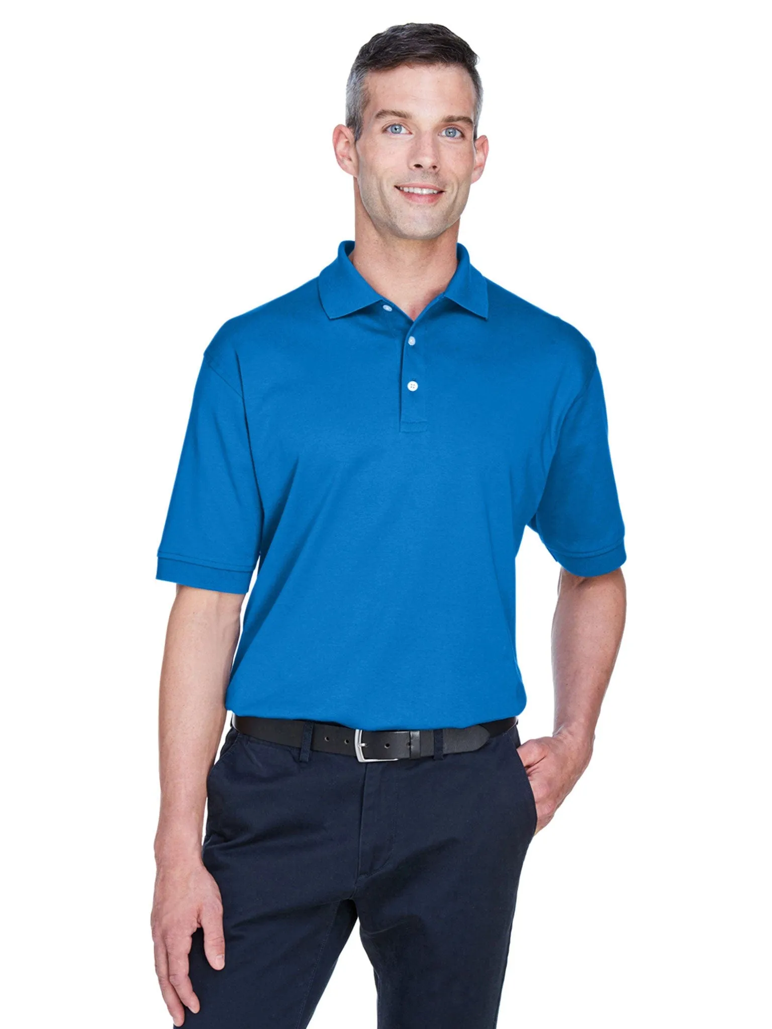 Devon & Jones Perfect Pima Interlock Polo Shirt
