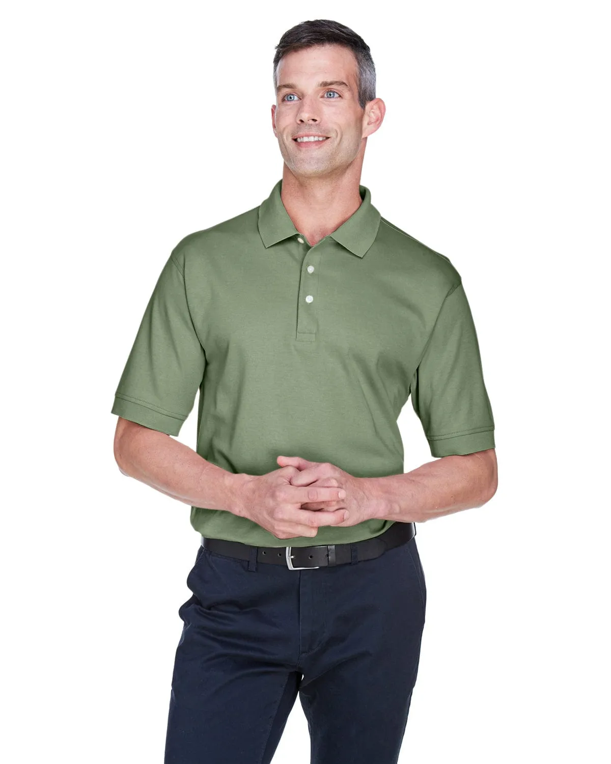 Devon & Jones Perfect Pima Interlock Polo Shirt