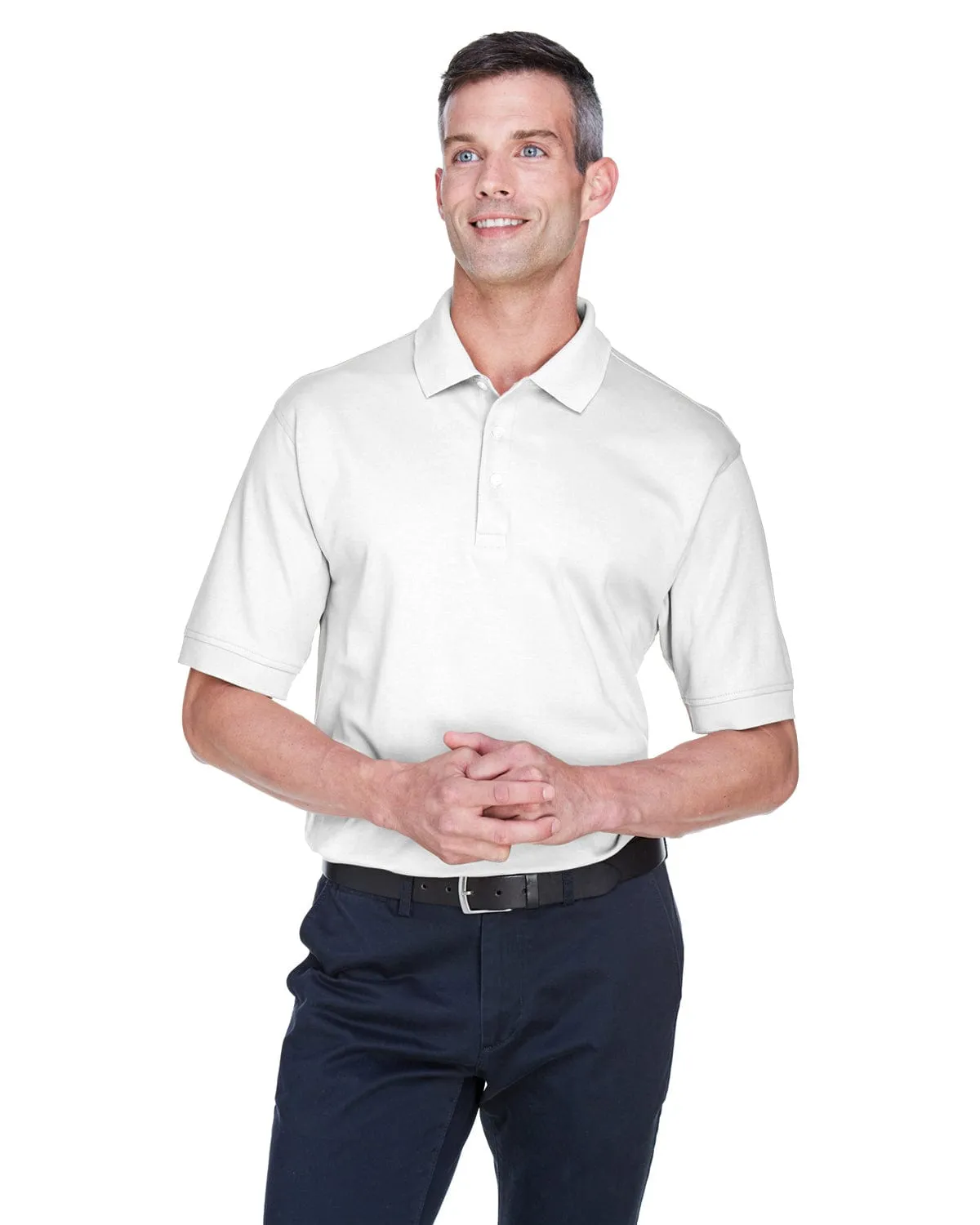 Devon & Jones Perfect Pima Interlock Polo Shirt