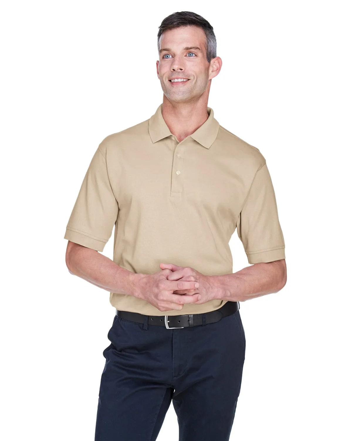 Devon & Jones Perfect Pima Interlock Polo Shirt