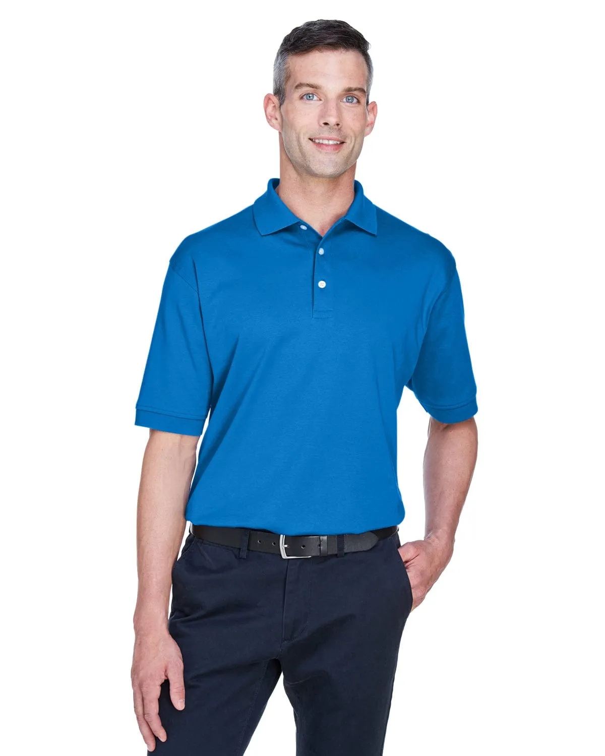 Devon & Jones Perfect Pima Interlock Polo Shirt