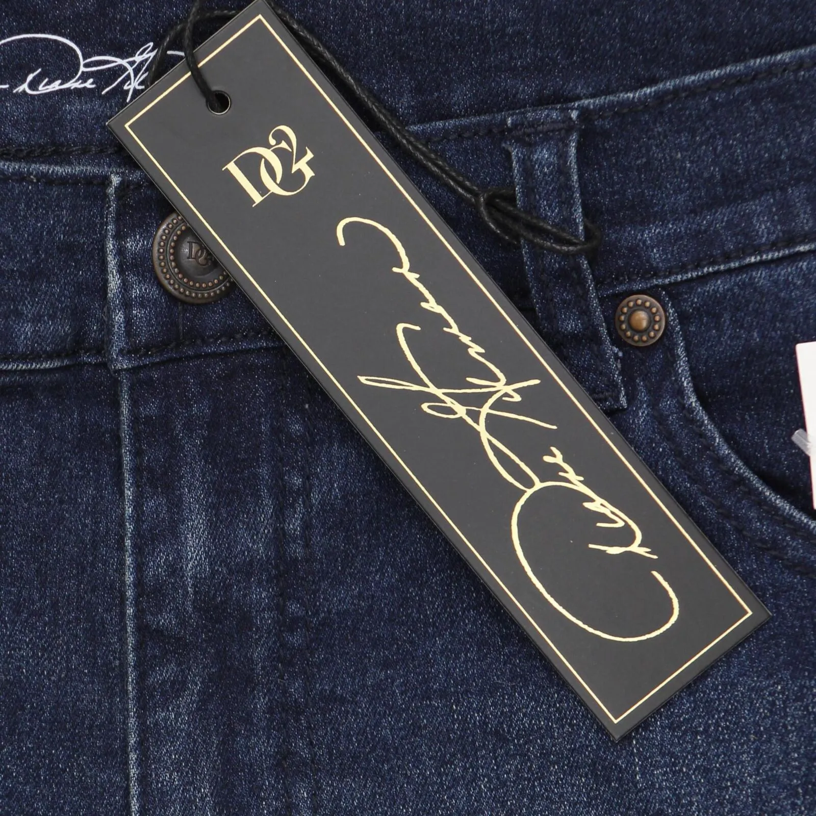 DG2 Womens Capri Straight Leg Jeans 166f33156ae9b1 Dark Blue 16