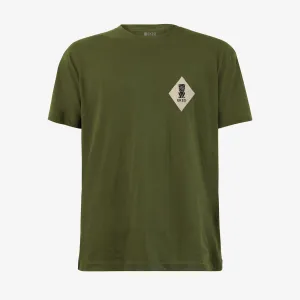 Diamond Patch Tee - Olive
