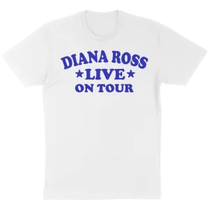 Diana Ross "Live On Tour" T-Shirt in White