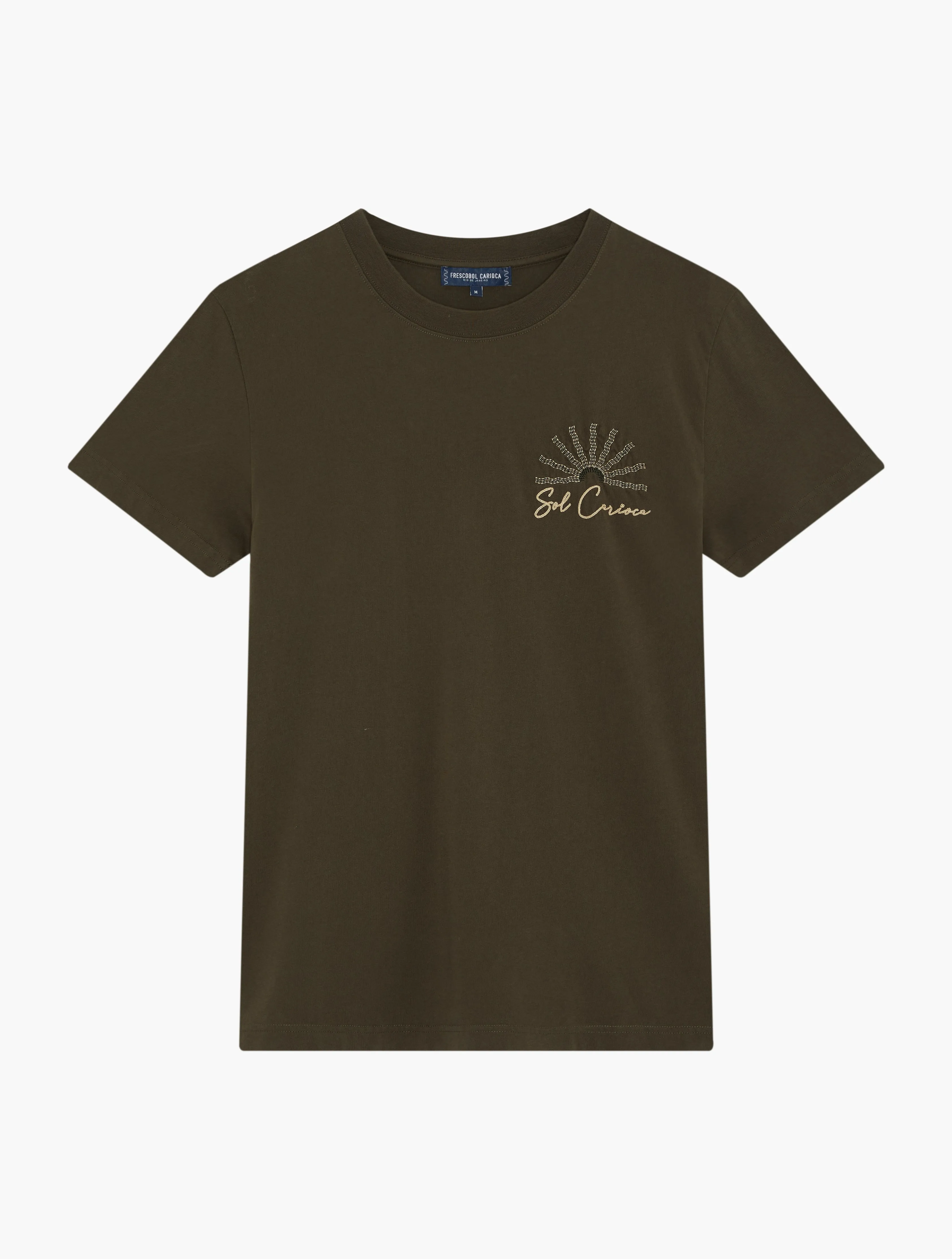 DINIS EMBROIDERED COTTON T-SHIRT