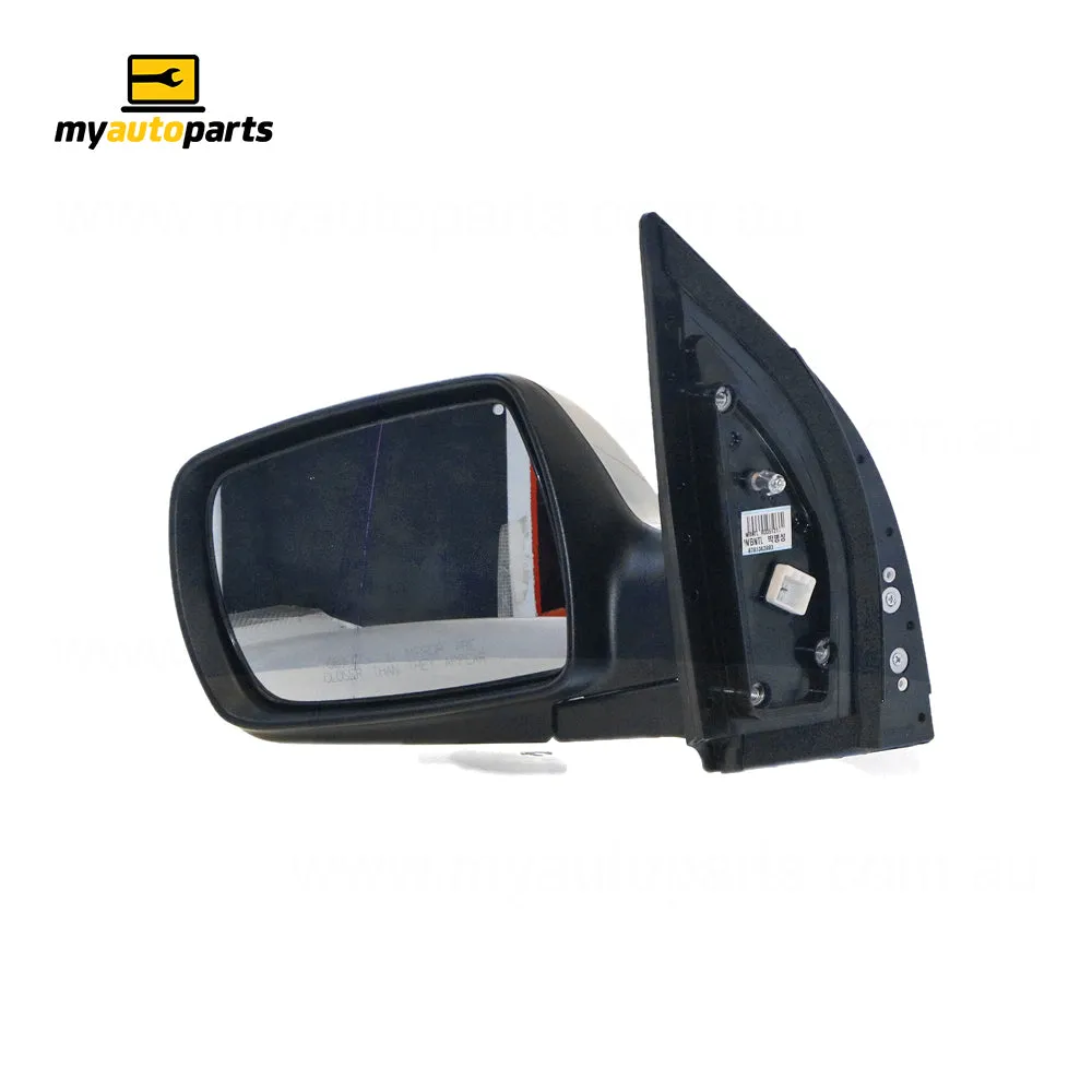 Door Mirror, Electric and with Indicator, Passenger Side Genuine Suits Kia Carnival VQ 2008 to 2011