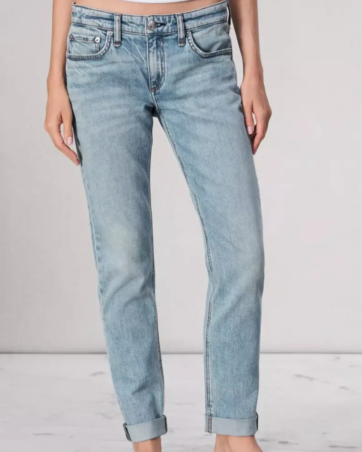 Dre Slim Boyfriend Jean - Daphne | rag & bone