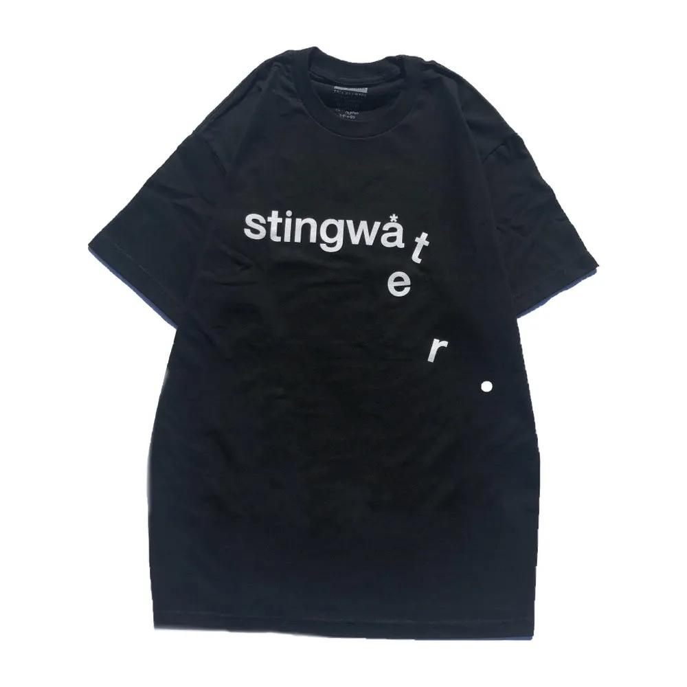 Drip Logo T Shirt Black