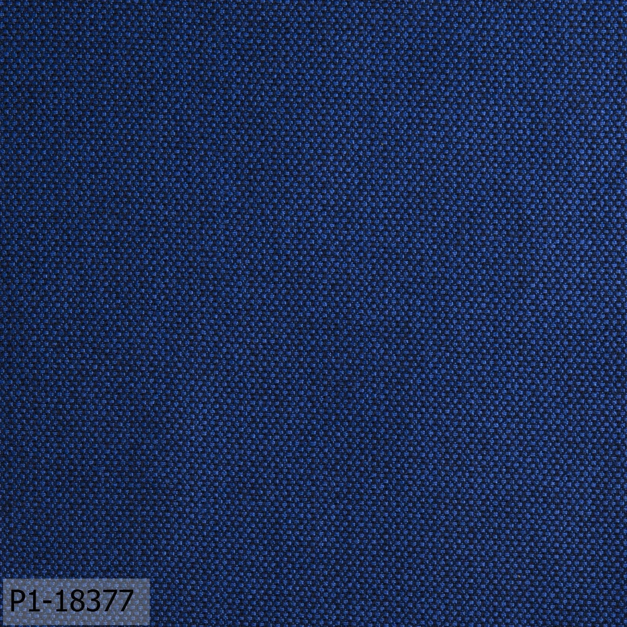 Egyptian Blue Micro Check Plain Suit