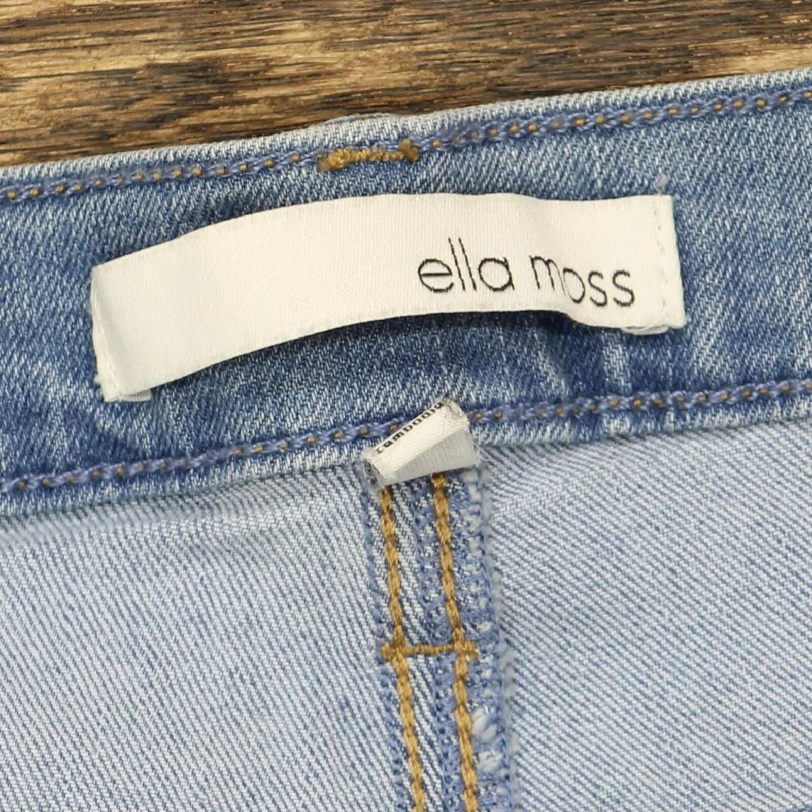 Ella Moss Womens Straight Leg Ankle Mid-Rise Jeans 1693609