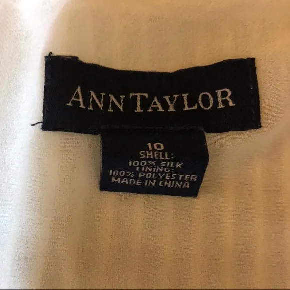 ELLEN TRACEY suit w Ann Taylor silk top -10
