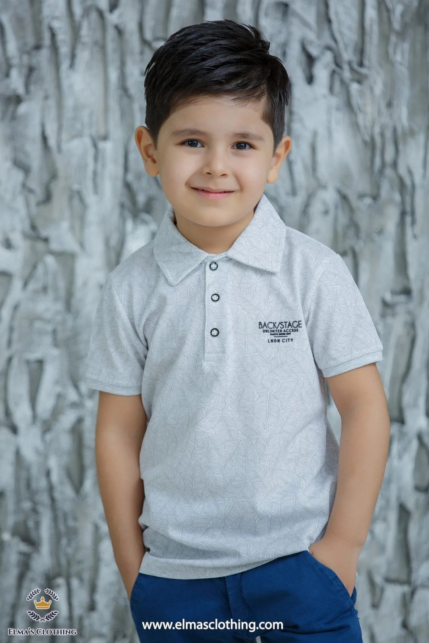 Elma's Clothing Boys Short Sleeves Polo Shirts