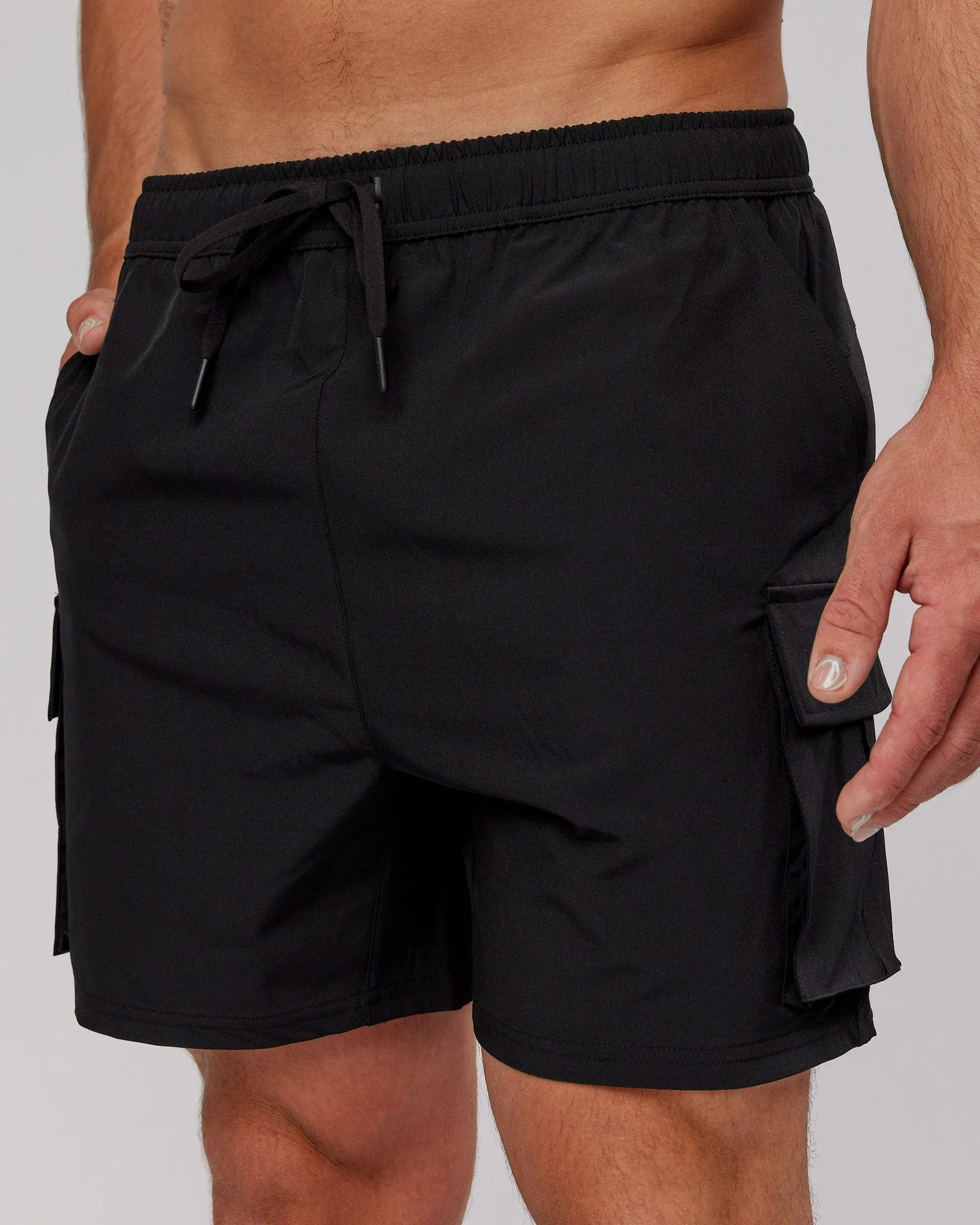 Energy Stretch 6" Performance Cargo Short - Black