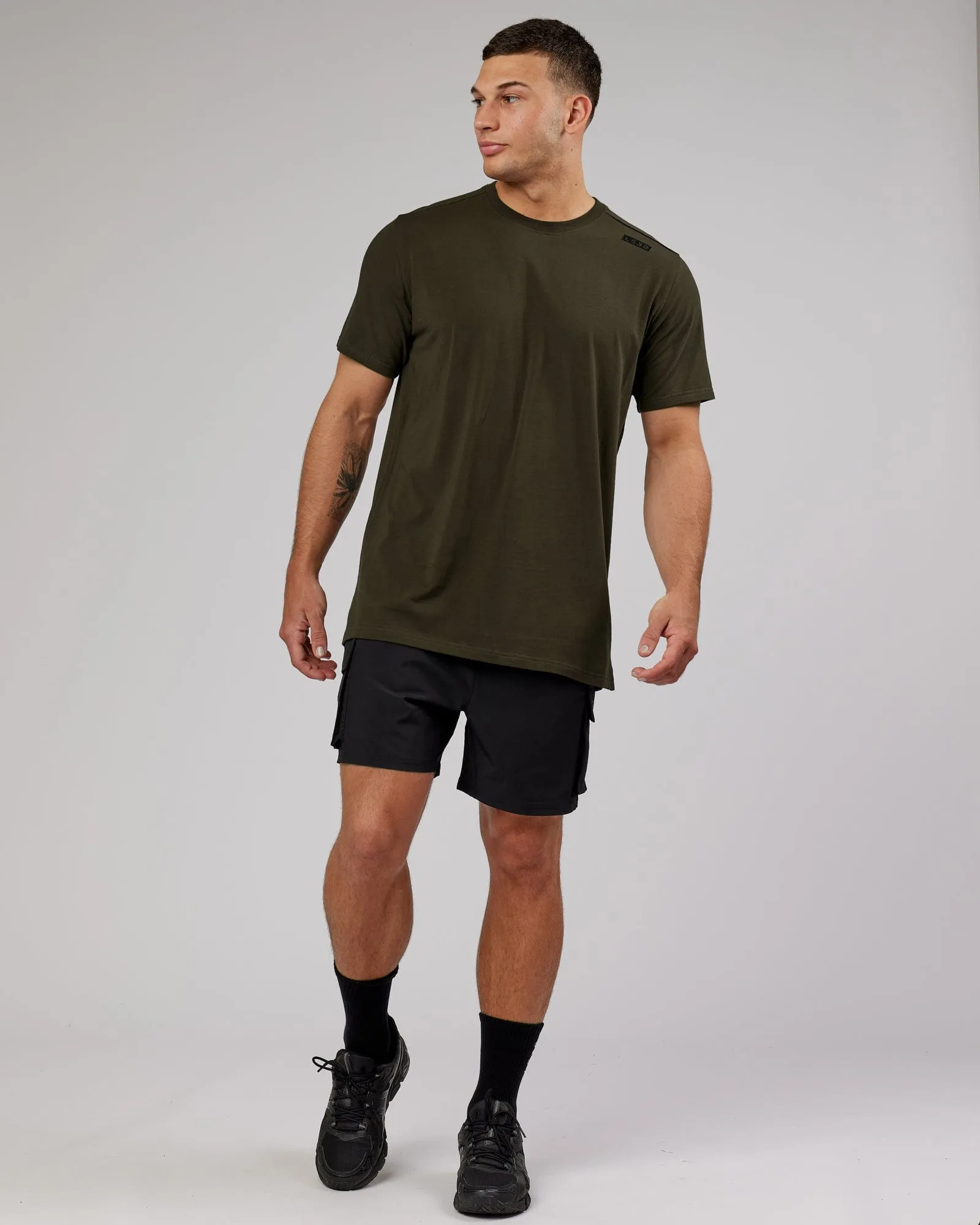 Energy Stretch 6" Performance Cargo Short - Black