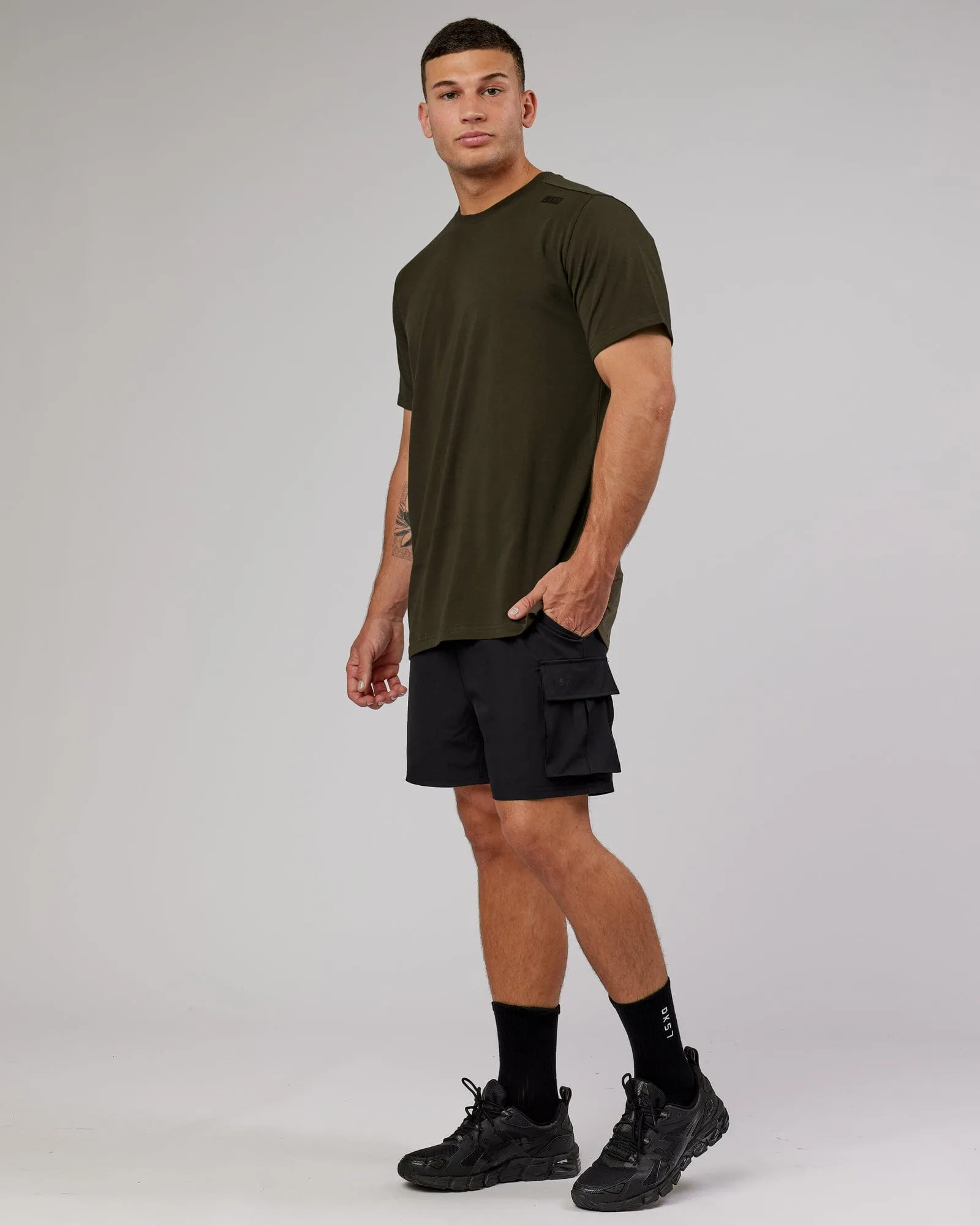Energy Stretch 6" Performance Cargo Short - Black