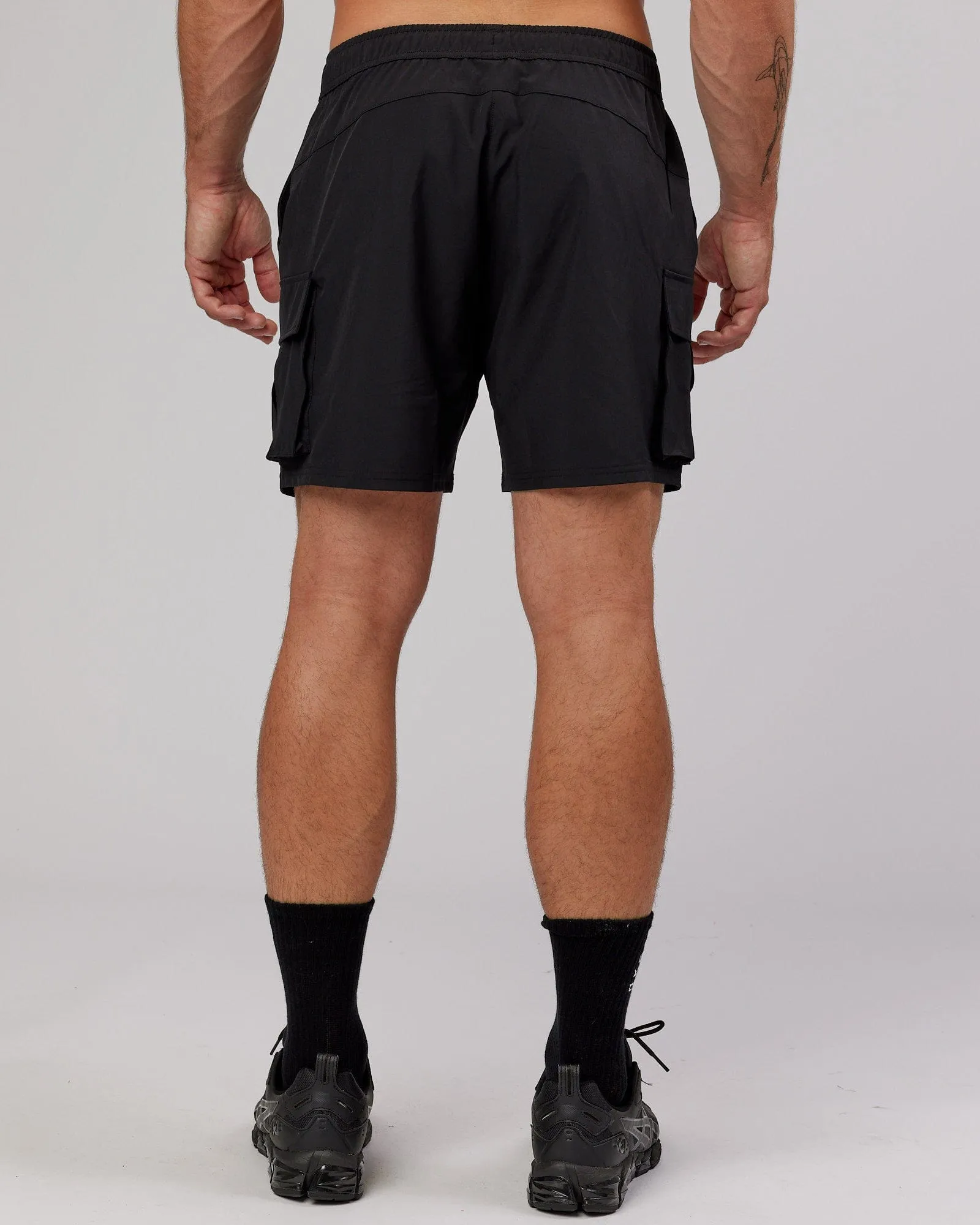 Energy Stretch 6" Performance Cargo Short - Black